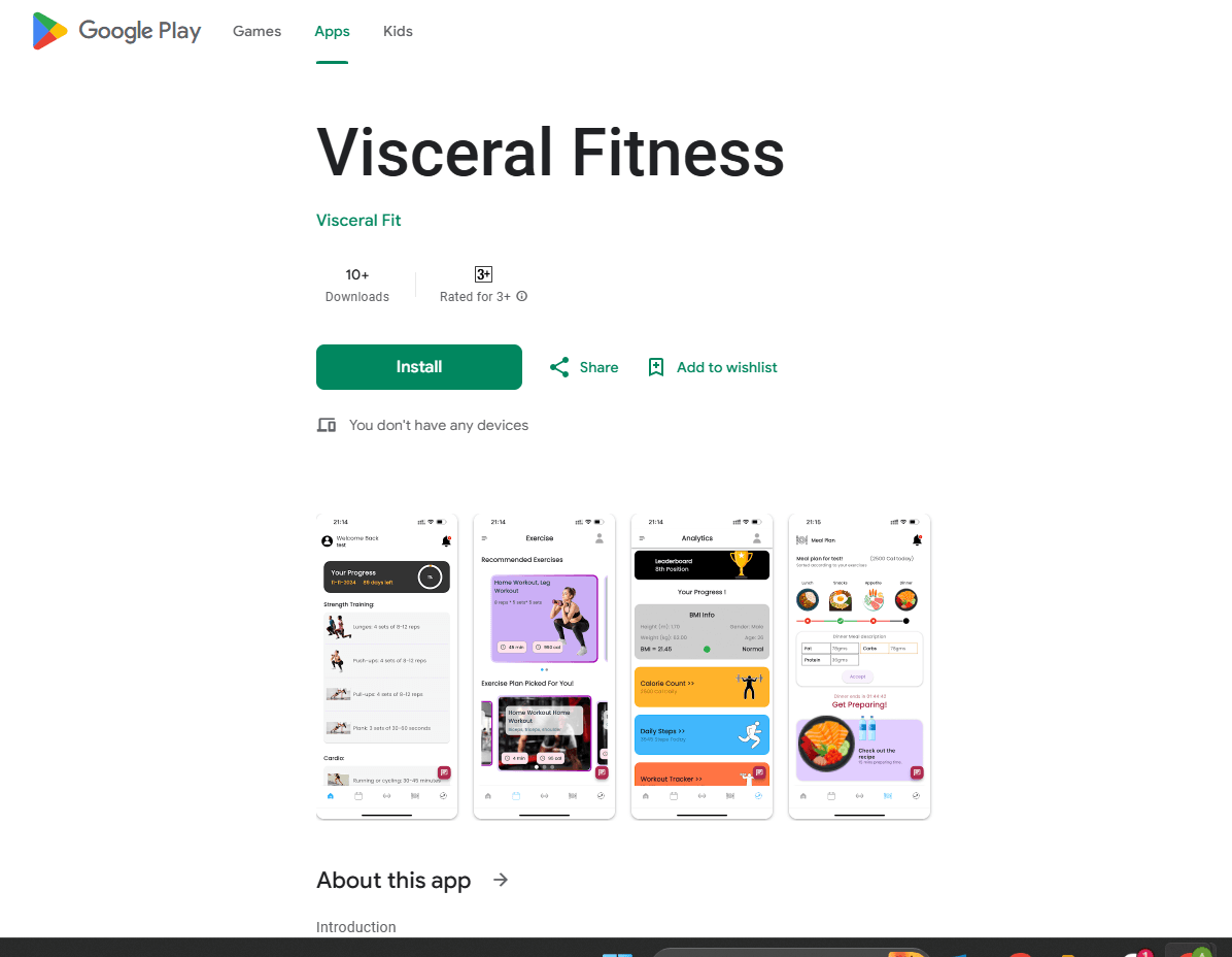 visceral fitness